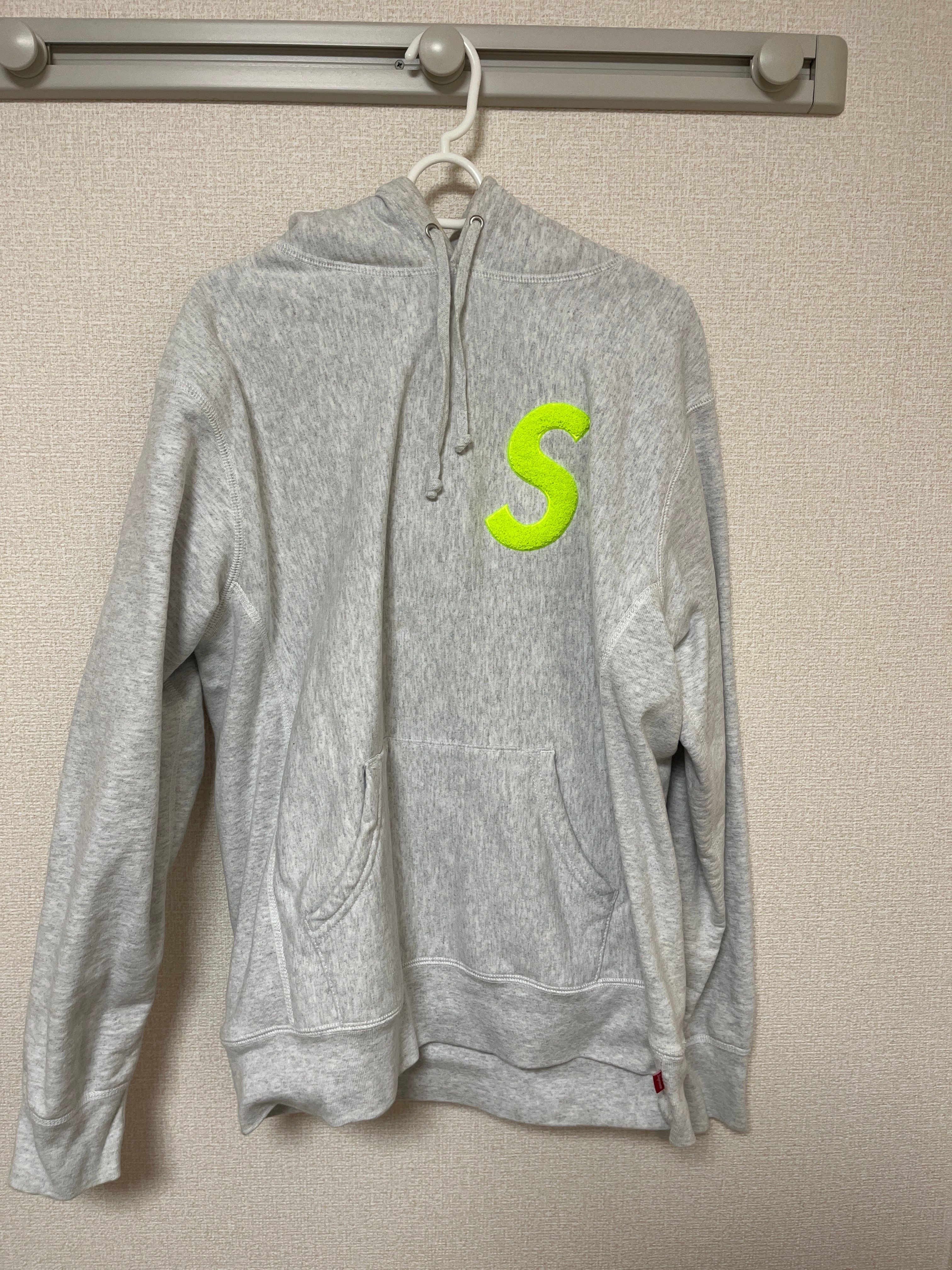 Supreme S Logo Hooded Sweatshirt "Grey" (19FW)