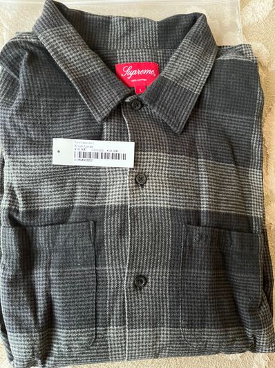 Supreme Plaid Flannel Shirt "Black" (21FW)