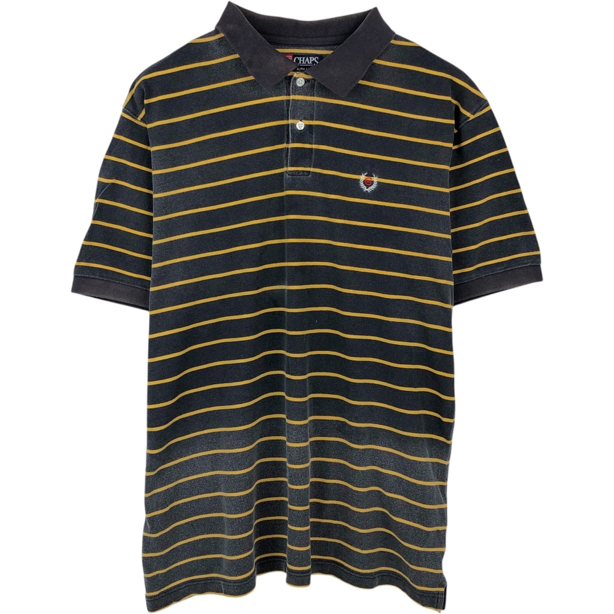古着 ラルフローレン Ralph Lauren CHAPS チャップス 半袖 ボーダー ポロシャツ メンズXL相当/eaa657596