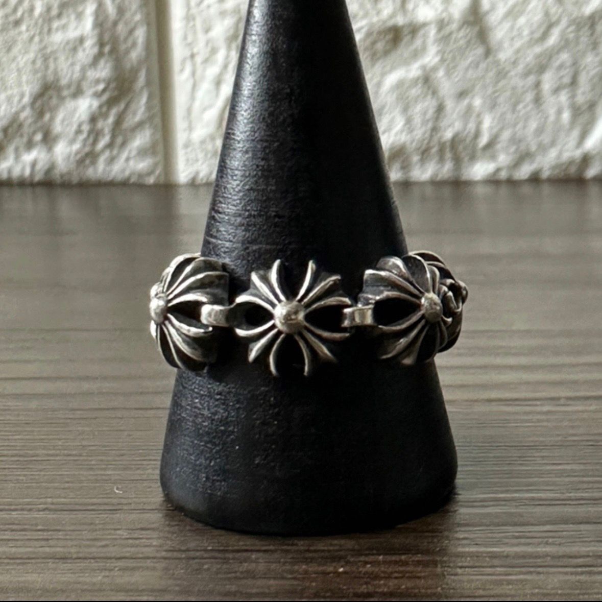 Chrome Hearts C/O Plus Link Ring "Silver"