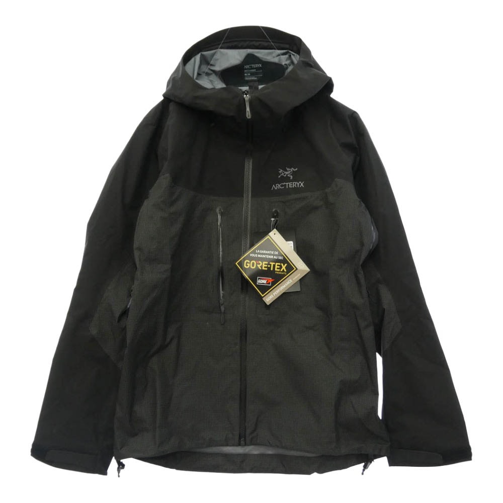 ARC'TERYX アークテリクス 23AW X000006454 Alpha Jacket Men's GORE-TEX アルファ ジャケット メンズ ゴアテックス マウンテン パーカー フード シェル ジャケット ブラック M【新古品】【未使用】【中古】
