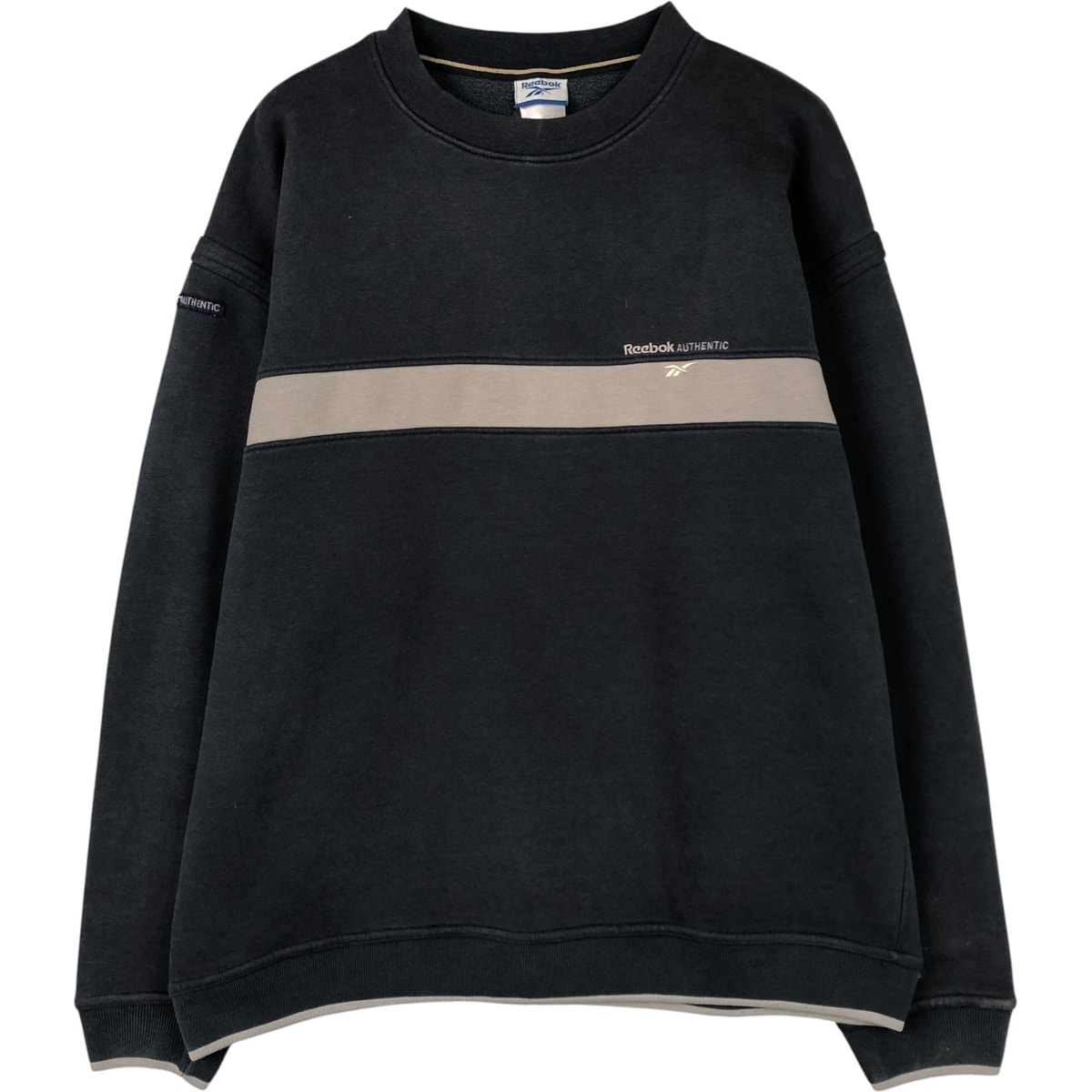 古着 00年代 リーボック Reebok ロゴスウェットシャツ トレーナー メンズL相当/eaa587329