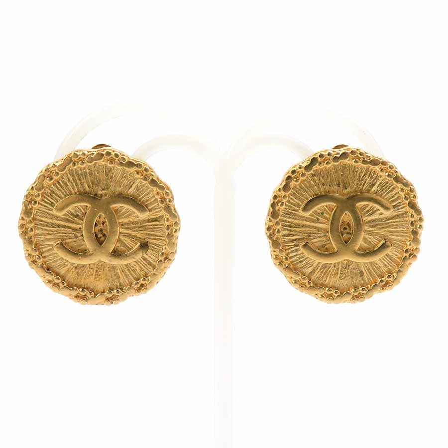 シャネル CHANEL イヤリング ココマーク メタル ゴールド レディース【中古】 e61450i