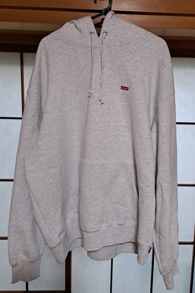 Supreme Small Box Hooded Sweatshirt "Ash Grey" (24SS)