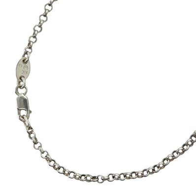 CHROME HEARTS クロムハーツ(原本無) 購入時レシート原本付属 NECKCHAIN R20 20inch 20インチ ロール チェーン ネックレス シルバー系【中古】