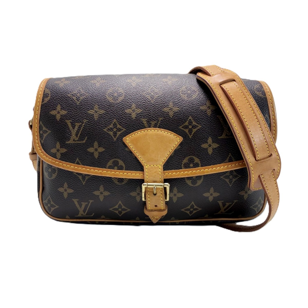 LOUIS VUITTON ルイヴィトン モノグラム ソローニュ M42250 ショルダーバッグ ゴールド金具 レディース
