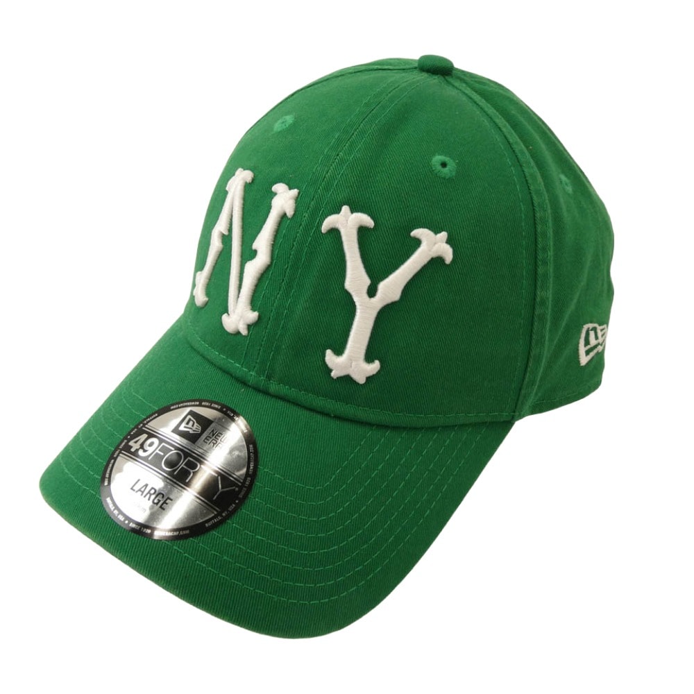 NEW ERA ニューエラ キャップ 9TWENTY NEW YORK HIGHLANDERS ニューヨーク ハイランダーズ ベースボール キャップ 帽子 グリーン系 ホワイト系 L【中古】