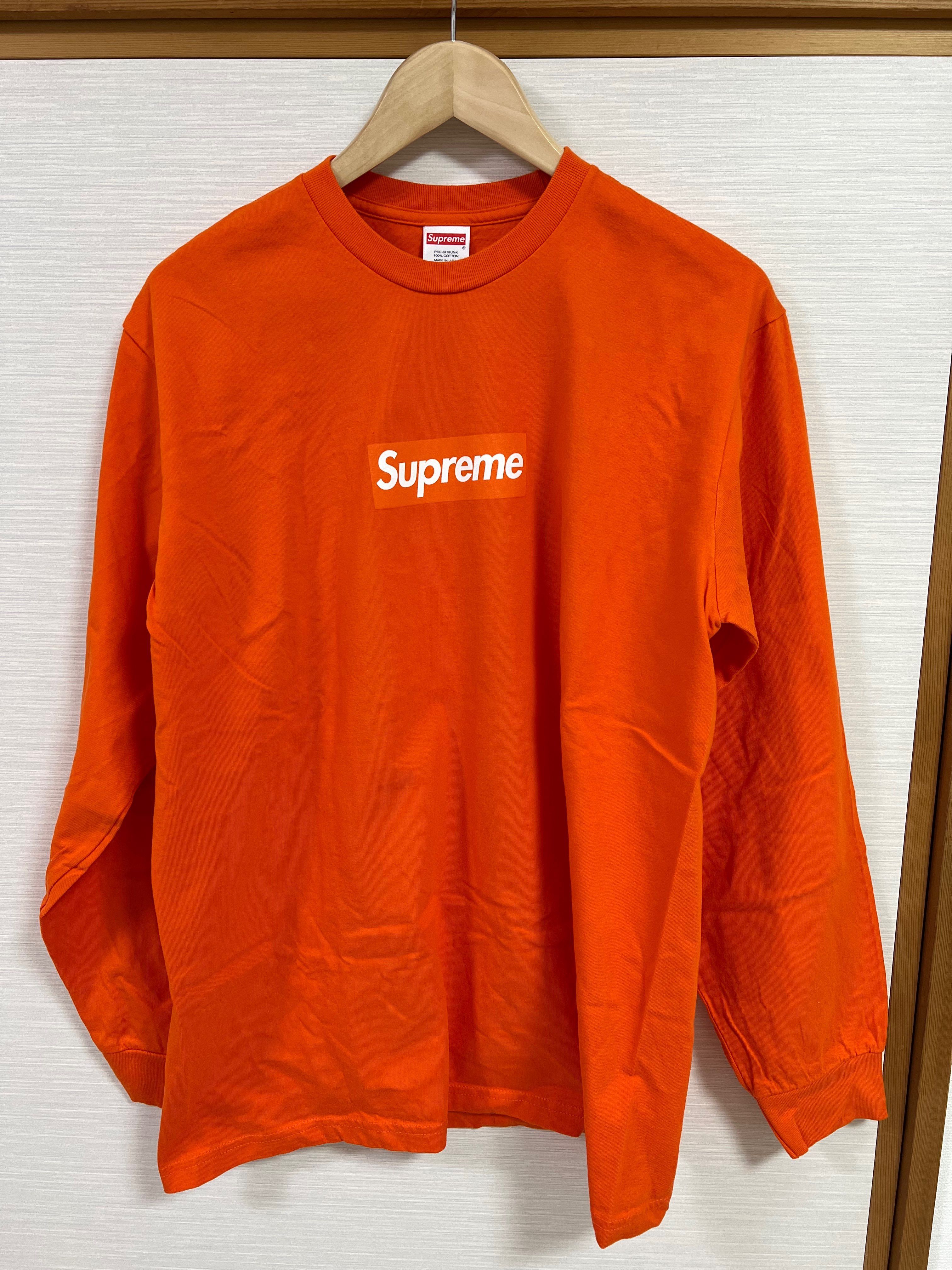 Supreme Box Logo L/S Tee "Orange"