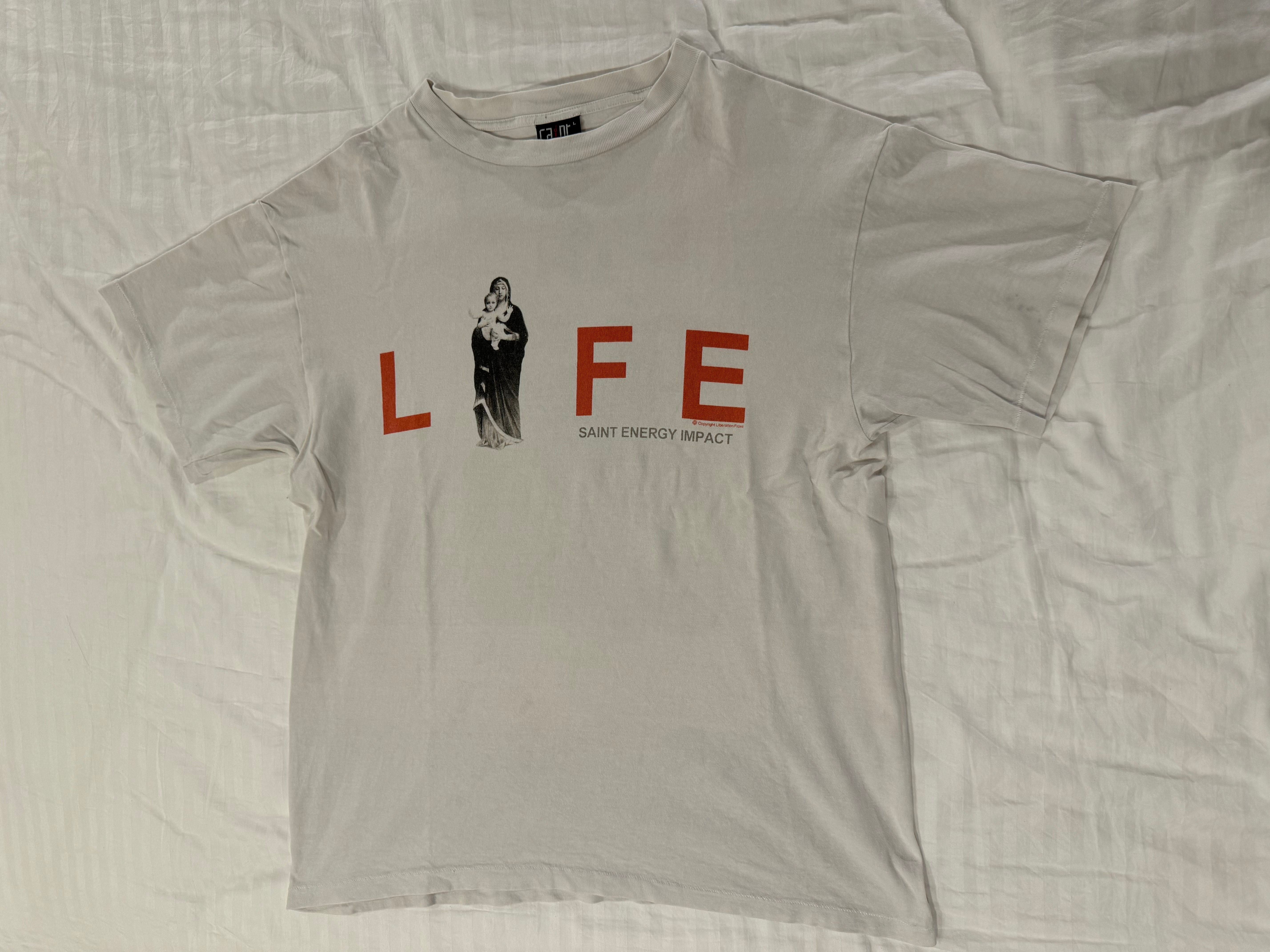 SAINT Mxxxxxx  Life Maria Tee "White"