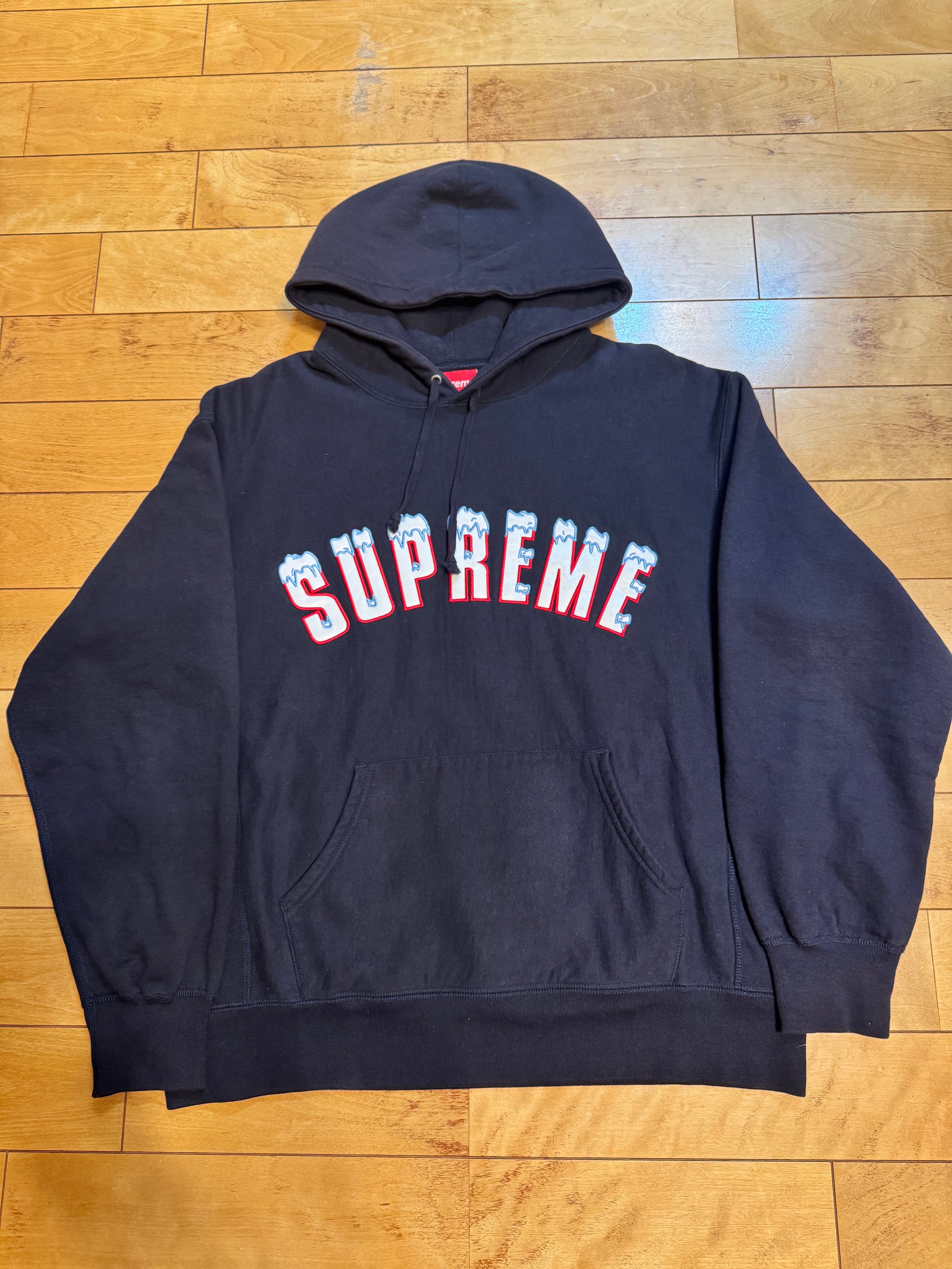 Supreme Micro Down Half Zip Hooded Pullover 