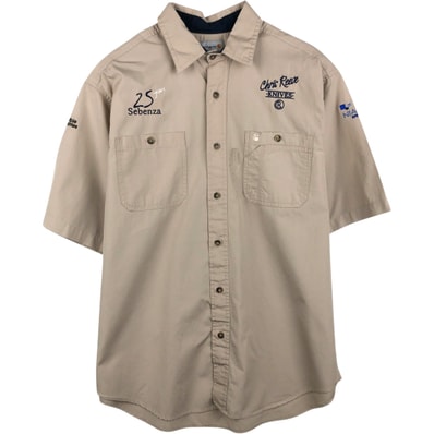 古着 カーハート Carhartt 半袖 ワークシャツ メンズXL相当/eaa655231