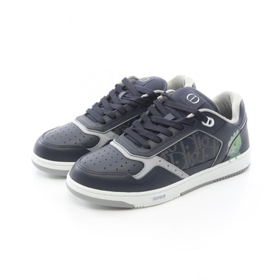 ディオール Dior DIOR × OTANI WORKSHOP B27 オブリーク スニーカー 靴 レザー メンズ ブラック系 【中古】