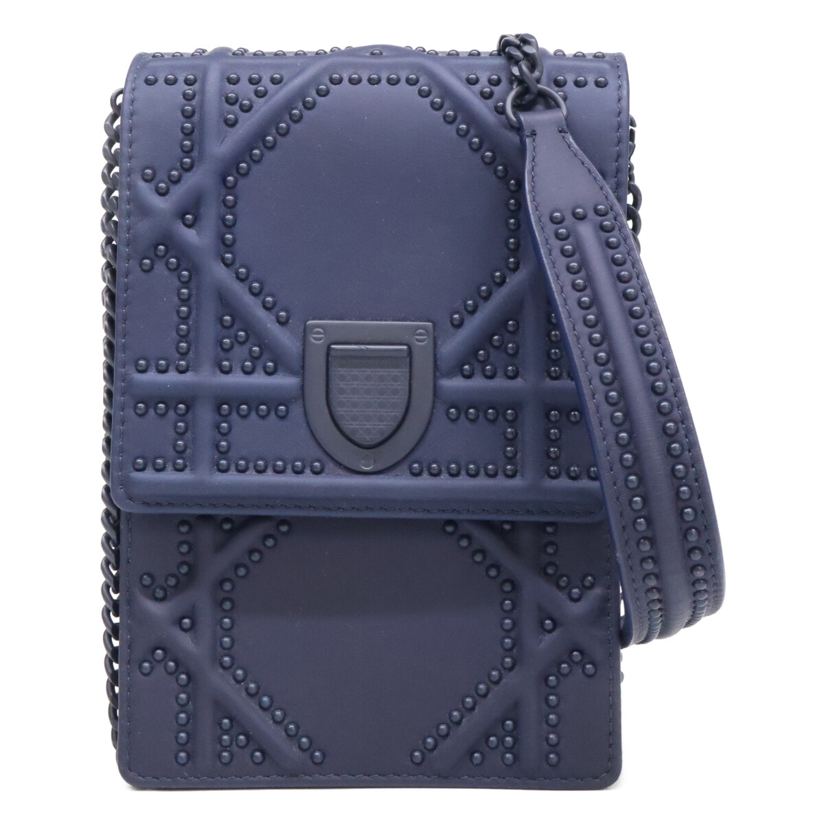 クリスチャンディオール 【美品】DIORAMA ディオラマ スタッズ ポシェット