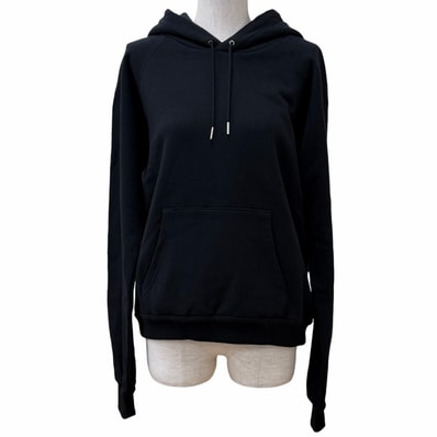 極美品 セリーヌ パーカー ブラック レディース XS 2Y005632E