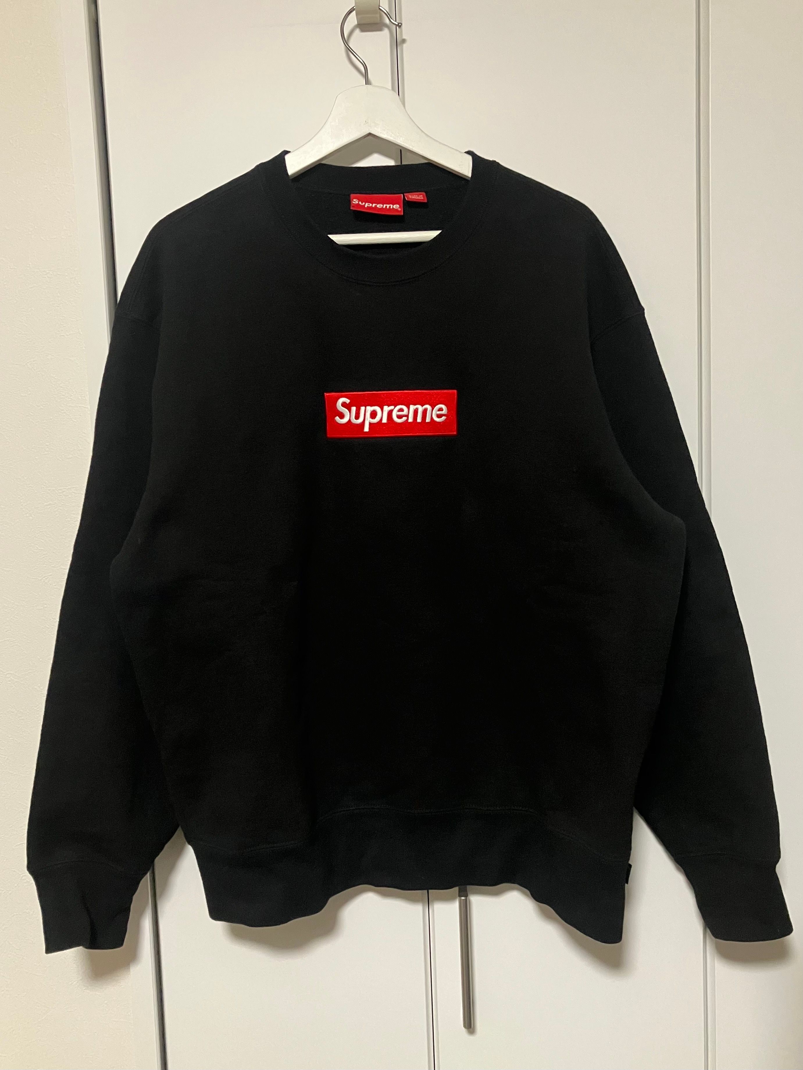 Supreme Box Logo Crewneck "Black" (22FW)
