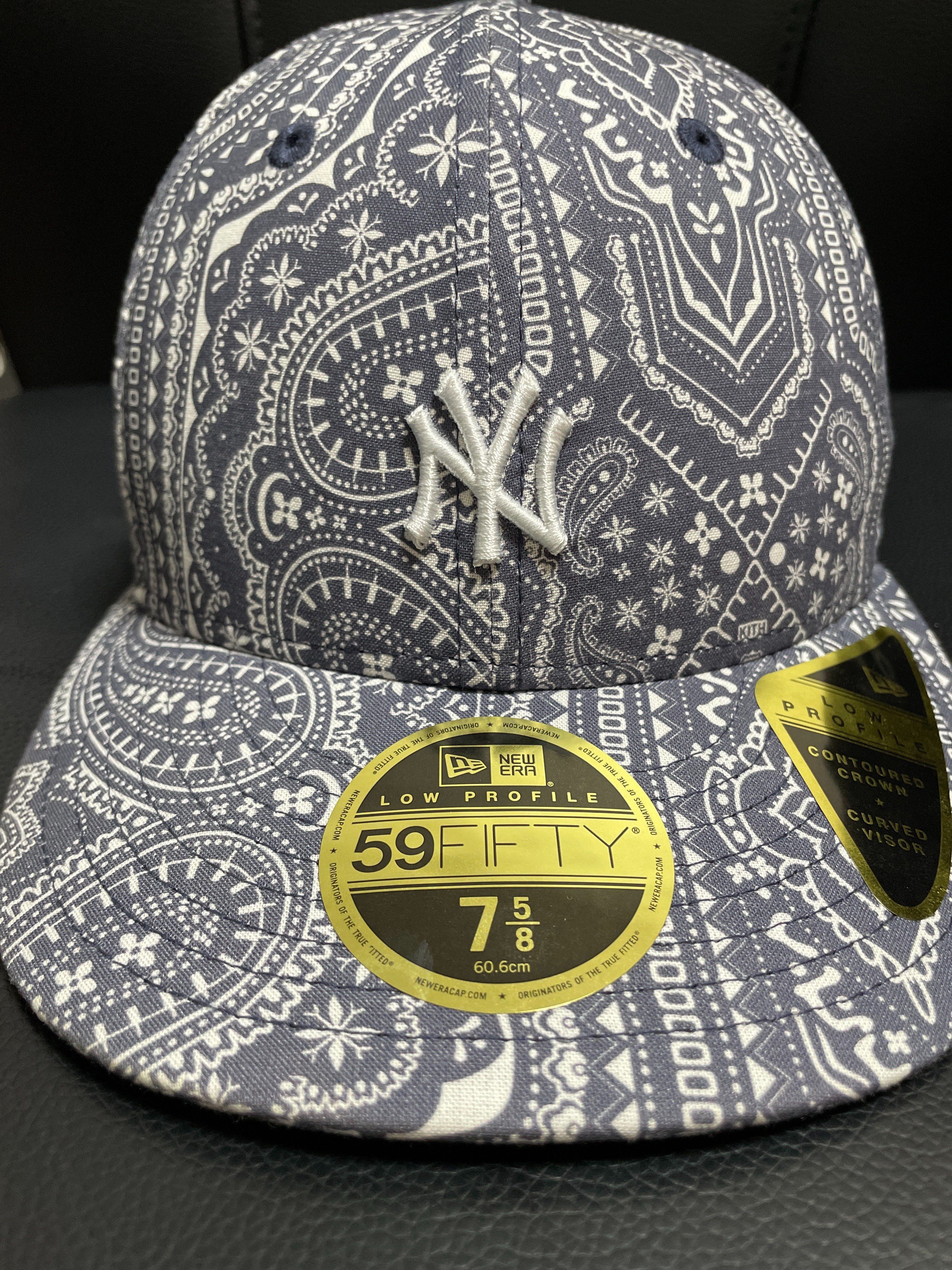 Kith x New Era x Yankees 59fifty Bandana Paisley Hat "Nocturnal"