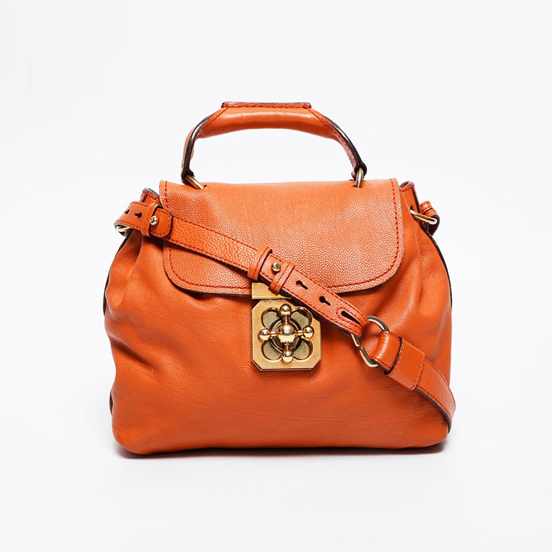 クロエ Chloe レザー エルシー ショルダーバッグ【中古】