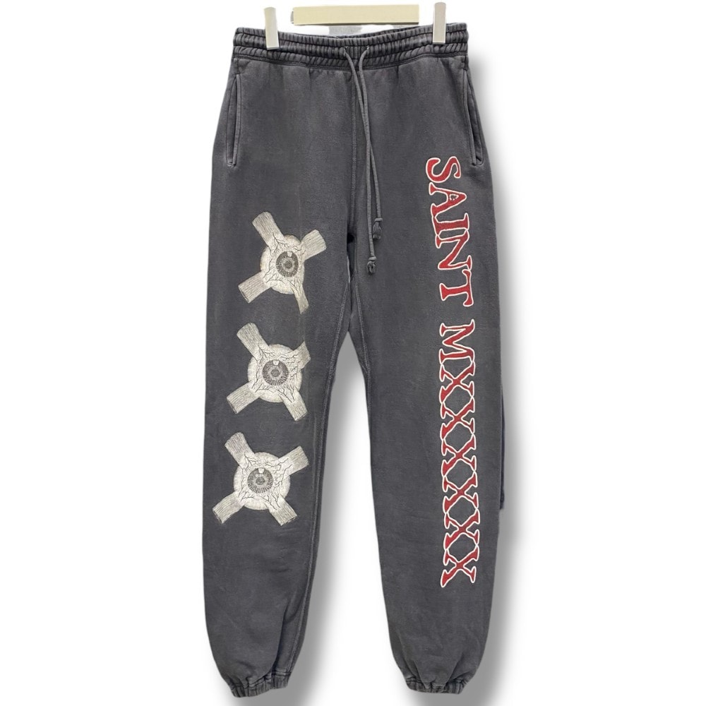 Saint Mxxxxxx Sweat Pants Eyeball "Black"