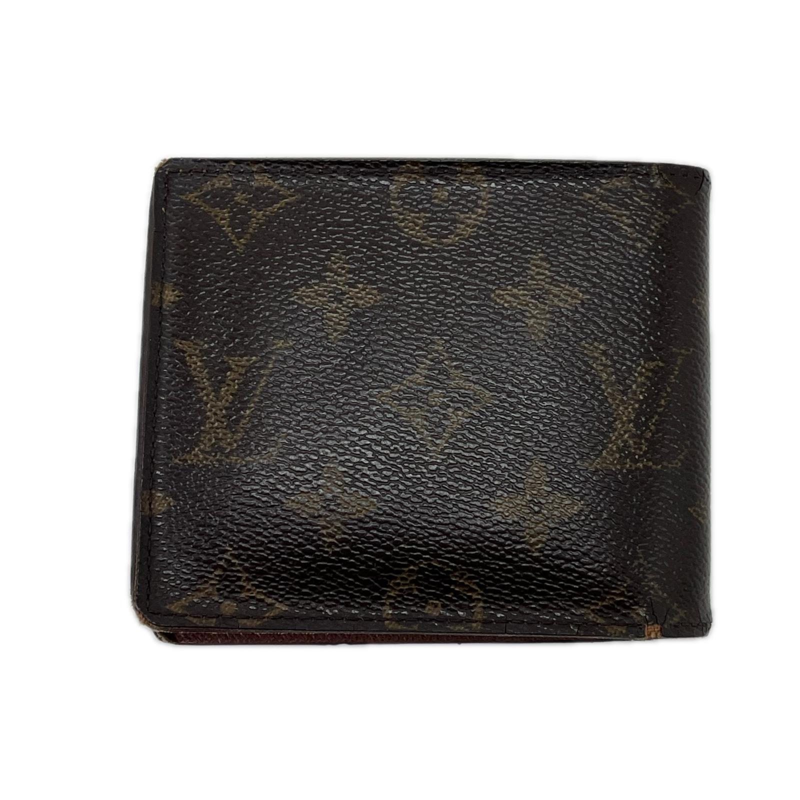 LOUIS VUITTON ルイヴィトン 2つ折り財布 ポルトフォイユ・マルコ M62288 ブラウン