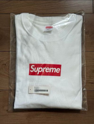Supreme Box Logo L/S Tee "White"