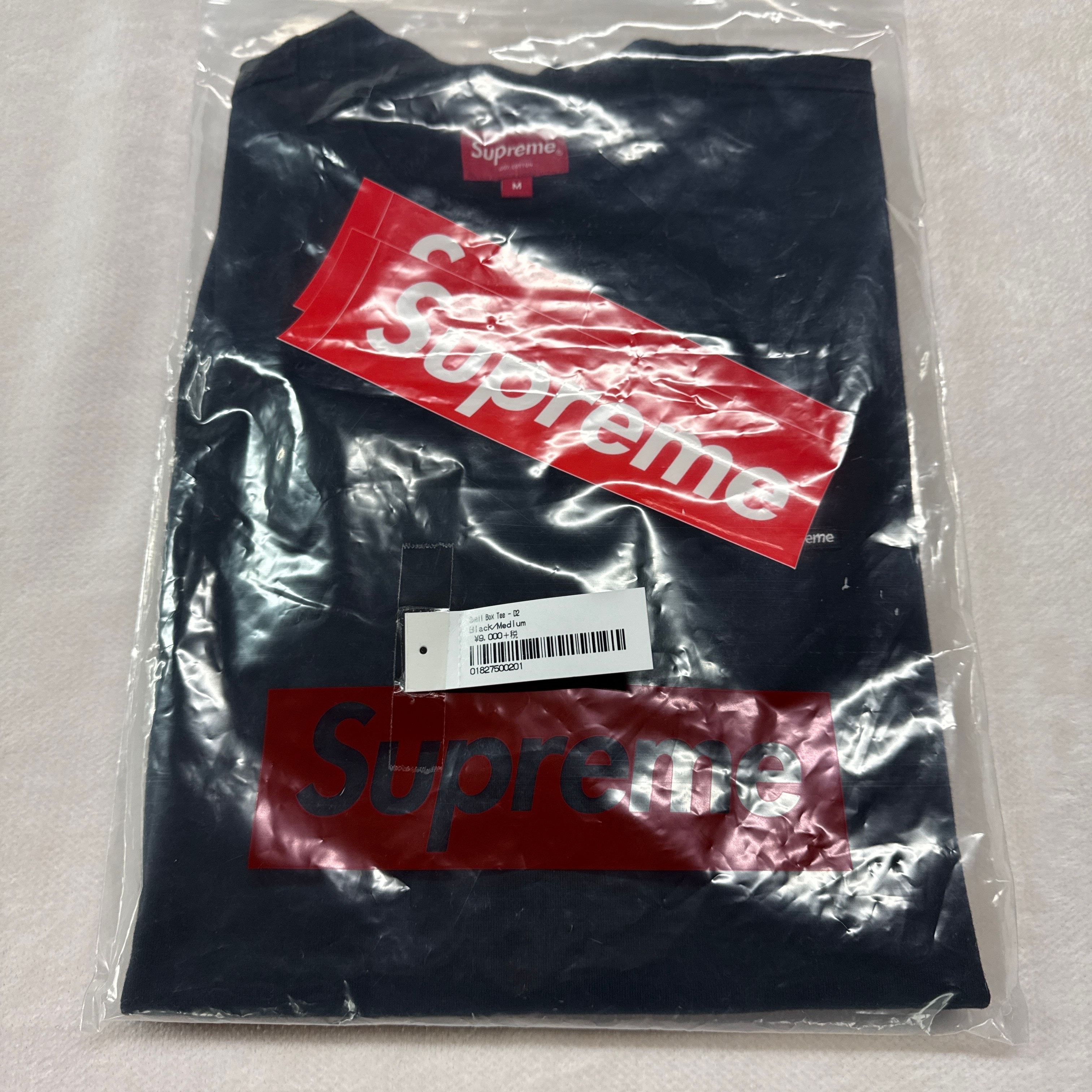 supreme small box tee Black M size