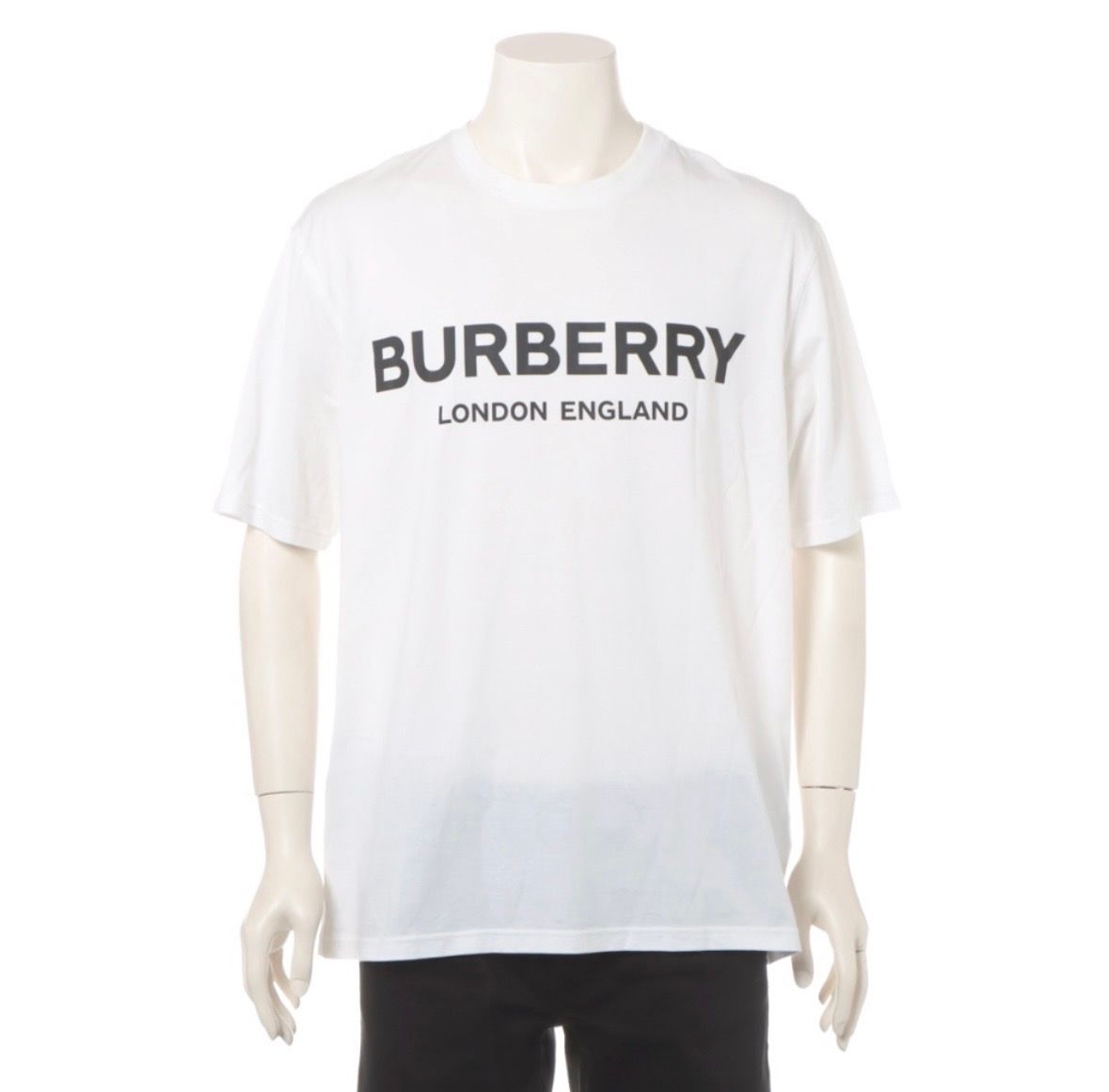 Burberry Men's Logo Print T-Shirt "White"