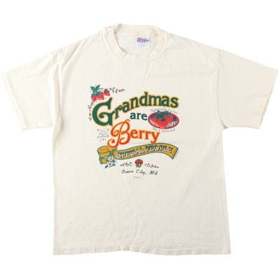 古着 90年代 ヘインズ Hanes BEEFY-T プリントTシャツ USA製 メンズL相当 ヴィンテージ/eaa644470