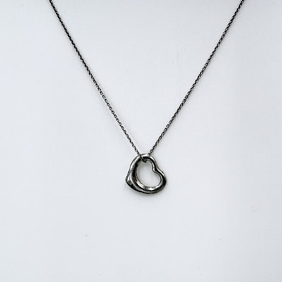 TIFFANY & Co.(ティファニー)オープン ハート ネックレス シルバー925