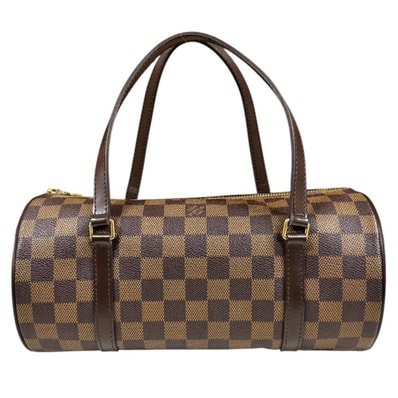 ルイヴィトン パピヨン26 ダミエ ハンドバッグ ダミエキャンバス N51304 ブラウン レディース LOUIS VUITTON 中古