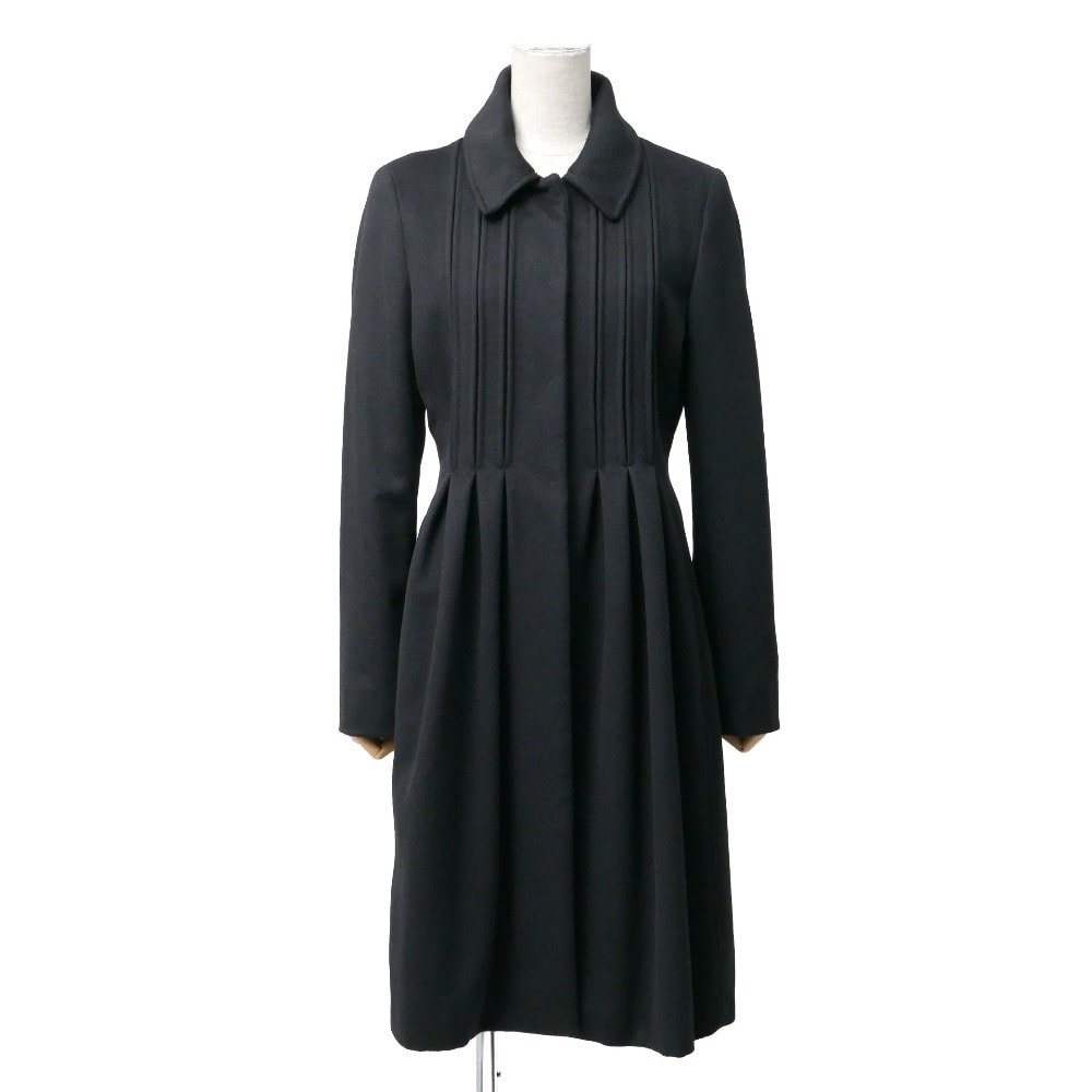 Max Mara Studio マックスマーラ ストゥディオ コート サイズ40 タック イタリア製 ブランド古着【中古】20260112/RA7196