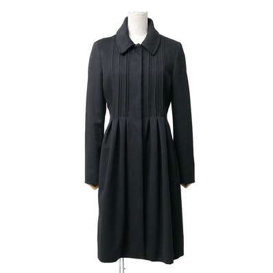 Max Mara Studio マックスマーラ ストゥディオ コート サイズ40 タック イタリア製 ブランド古着【中古】20260112/RA7196