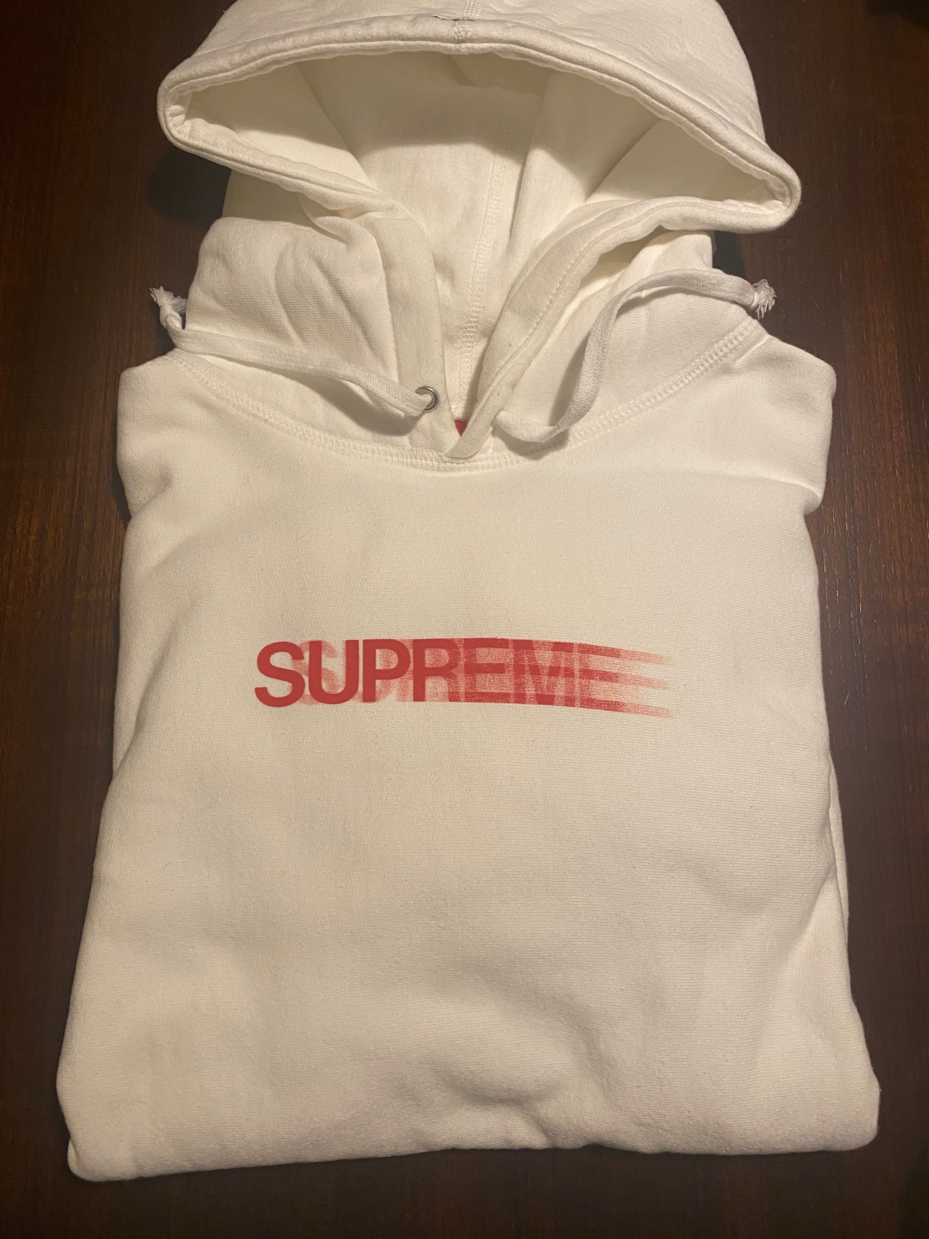 Supreme Motion Logo Hooded Sweatshirt "White" (20SS)