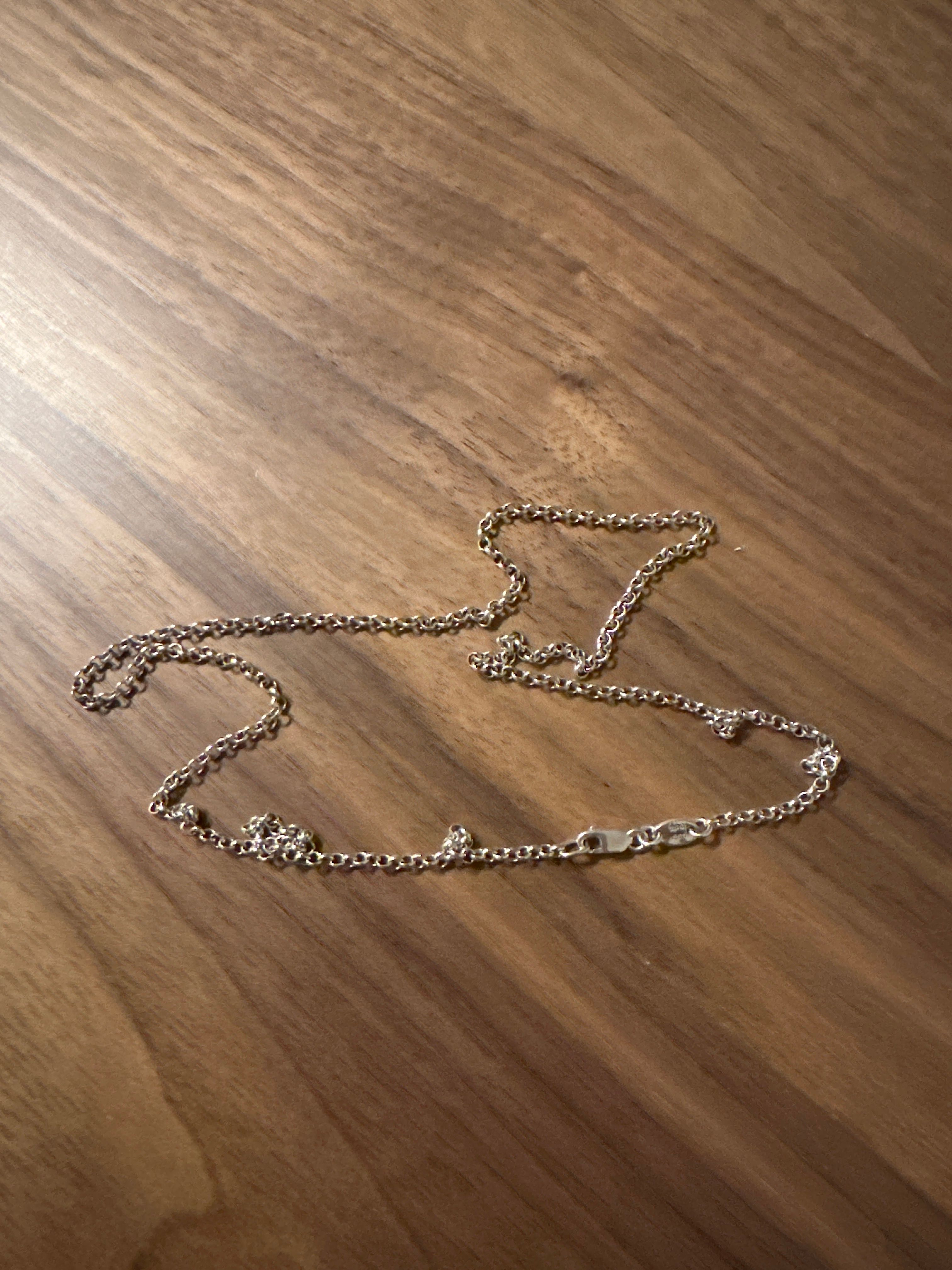 Chrome Hearts Roll Chain Necklace "Silver"