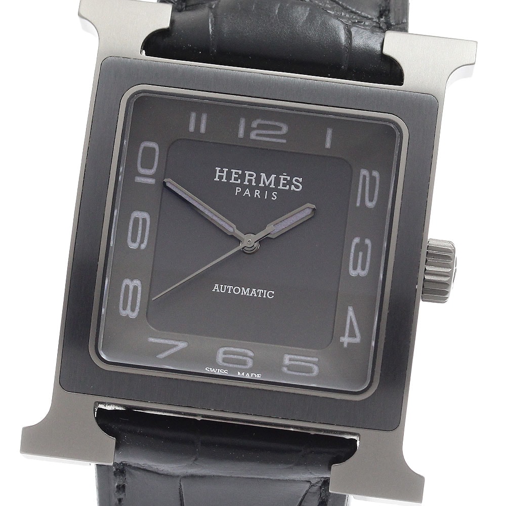 ☆極美品  エルメス Hウォッチ  HH5.841c 自動巻き メンズ 【中古】