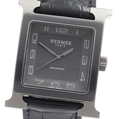 ☆極美品 エルメス Hウォッチ HH5.841c 自動巻き メンズ 【中古】