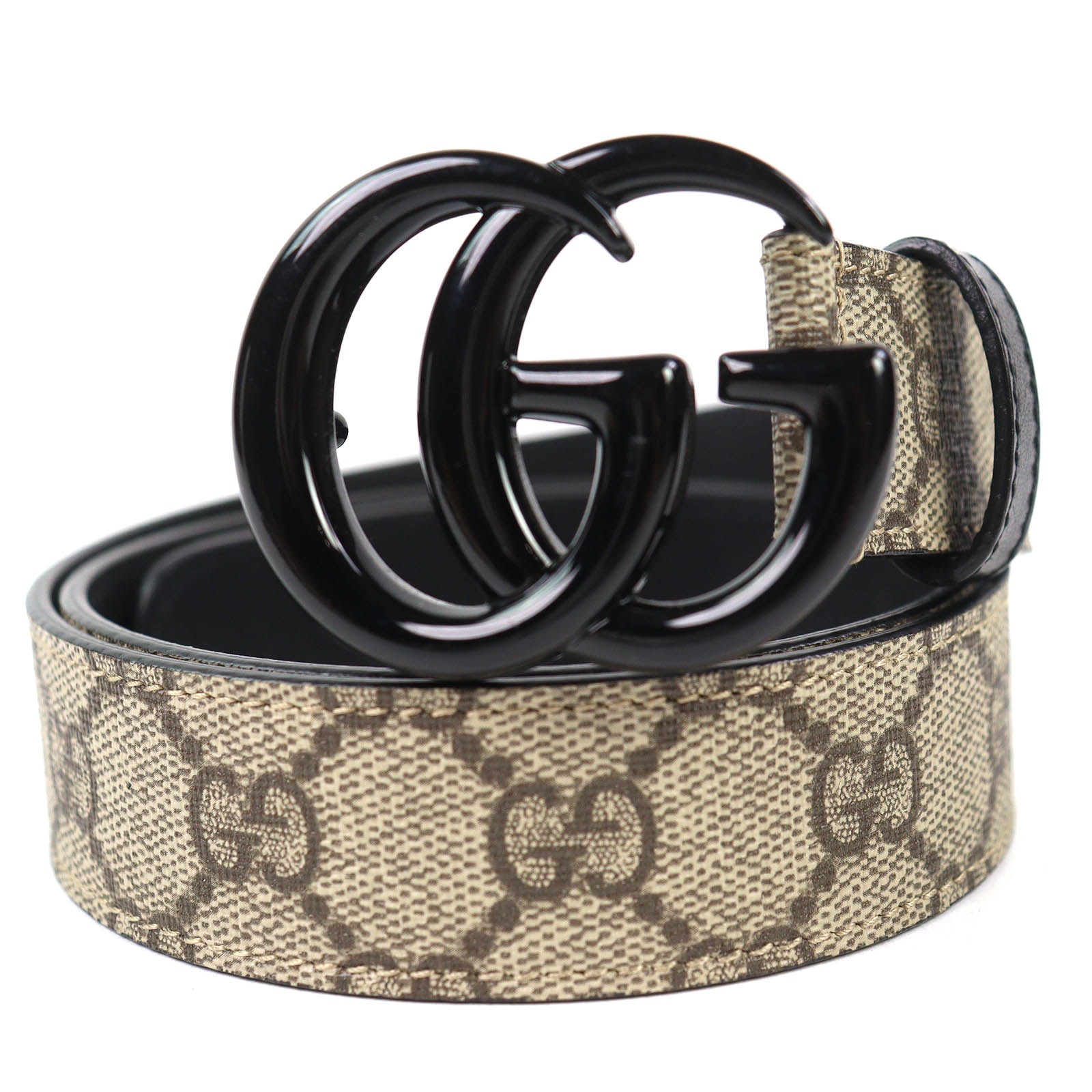 極美品 グッチ GGマーモント GGスプリーム ベルト 80 32 525040