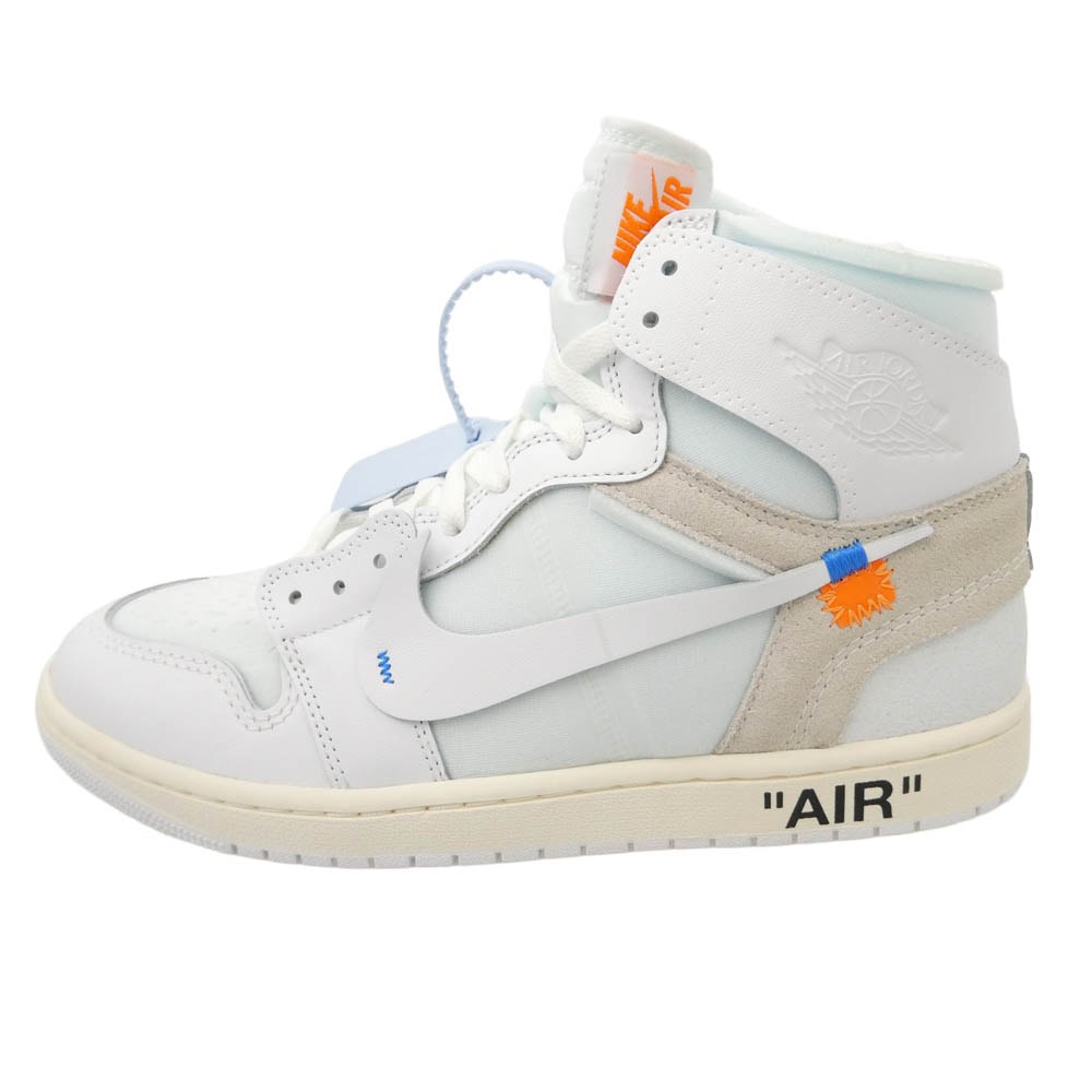 NIKE ナイキ AA3834-100 【フェイクバスターズ鑑定済】× Virgil Abloh Archive V.A.A. ヴァージルアブローアーカイブ  Air Jordan 1 Retro High OG Alaska ハイカット スニーカー【新古品】
