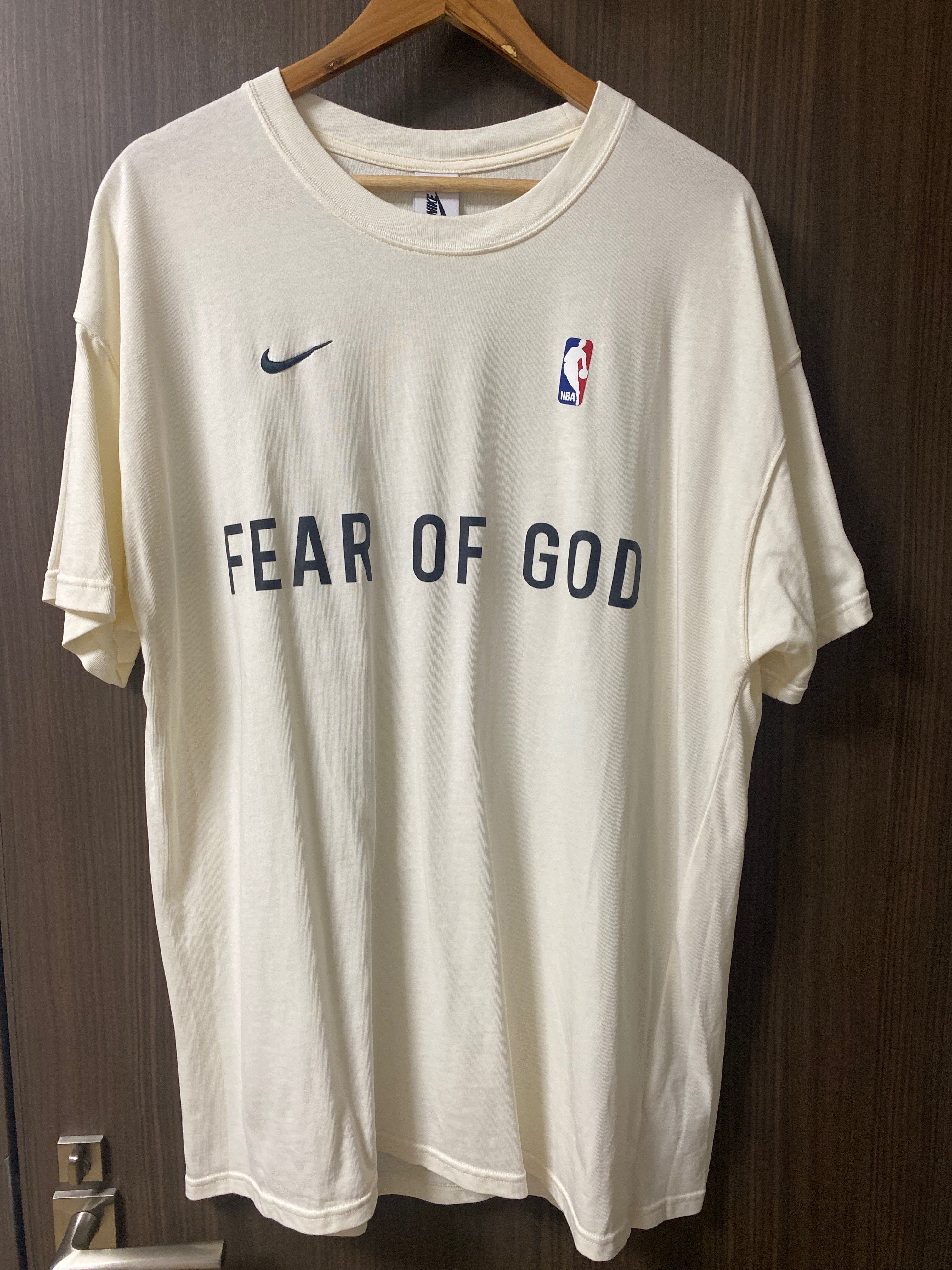 FEAR OF GOD / Nike Warm Up T-Shirt "Sail"