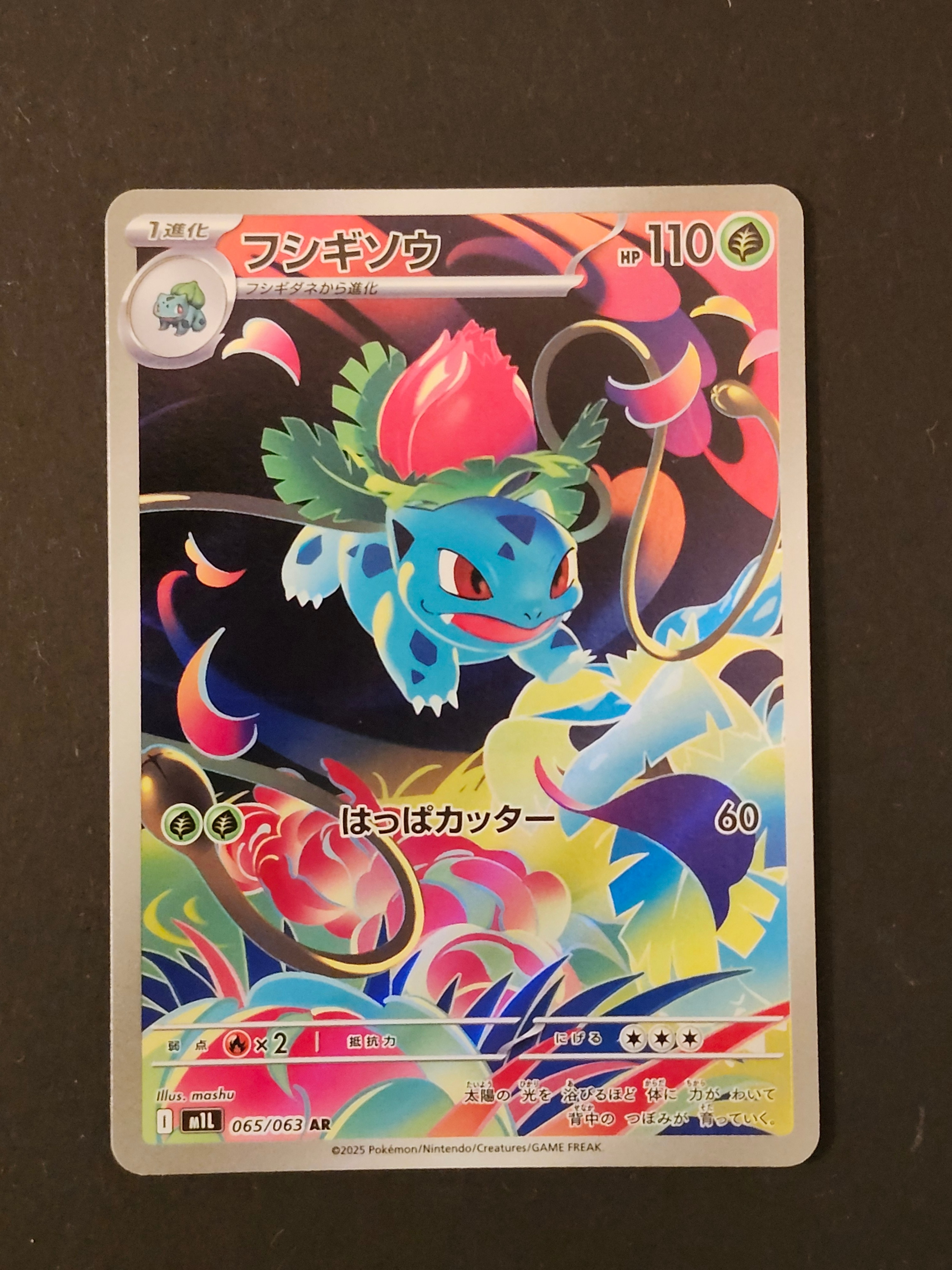 PSA10】フシギソウ AR [M1L 065/063](拡張パック「メガブレイブ」) 1枚