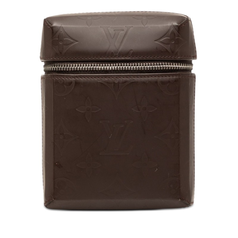 ルイ ヴィトン モノグラム グラセ レイ ウエストポーチ 小物入れ M46550 ブラウン レザー レディース LOUIS VUITTON 【中古】
