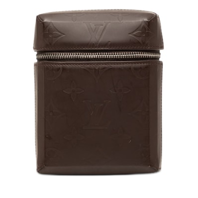 ルイ ヴィトン モノグラム グラセ レイ ウエストポーチ 小物入れ M46550 ブラウン レザー レディース LOUIS VUITTON 【中古】