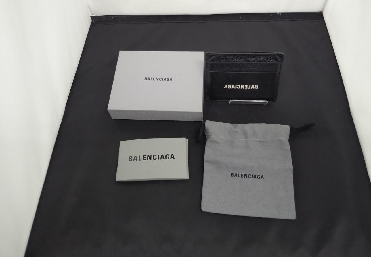 BALENCIAGA Cash Card Holder "Black"