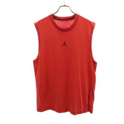 NIKE AIR JORDAN ナイキ エアジョーダン タンクトップ M レッド DRY-FIT