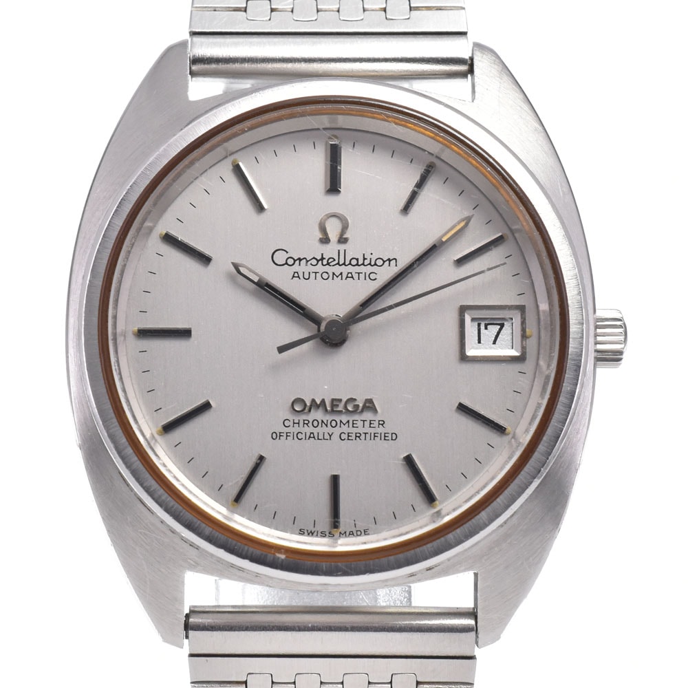 オメガ OMEGA 168.0056 ヴィンテージ コンステレーション Cal.1011 クロノメーター シルバー 自動巻き メンズ 腕時計 A#148355
