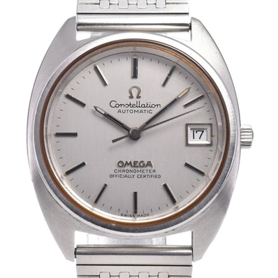 オメガ OMEGA 168.0056 ヴィンテージ コンステレーション Cal.1011 クロノメーター シルバー 自動巻き メンズ 腕時計 A#148355