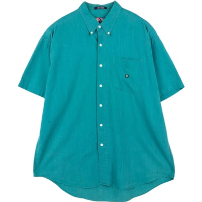 古着 ラルフローレン Ralph Lauren CHAPS チャップス 半袖 ボタンダウンシャツ メンズXL相当/eaa655844
