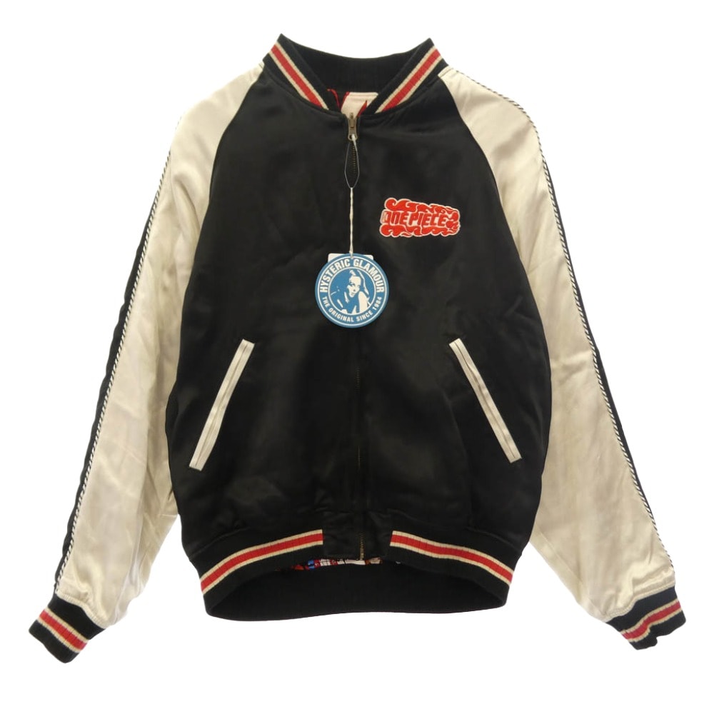 HYSTERIC GLAMOUR ヒステリックグラマー ブルゾン 02253AB17 × ONEPIECE ワンピース NAMI FLYING V SOUVENIR JACKET ナミ フライング スーベニア ジャケット リバーシブル ブルゾン【中古】