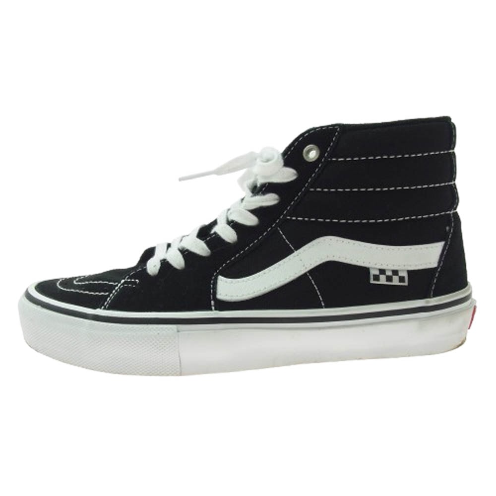 VANS バンズ スニーカー VN0A5FCCY28 Sk8-Hi Black White Checkerboard スケートハイ ブラック ホワイト チェッカーボード ブラック系 26.0cm【中古】