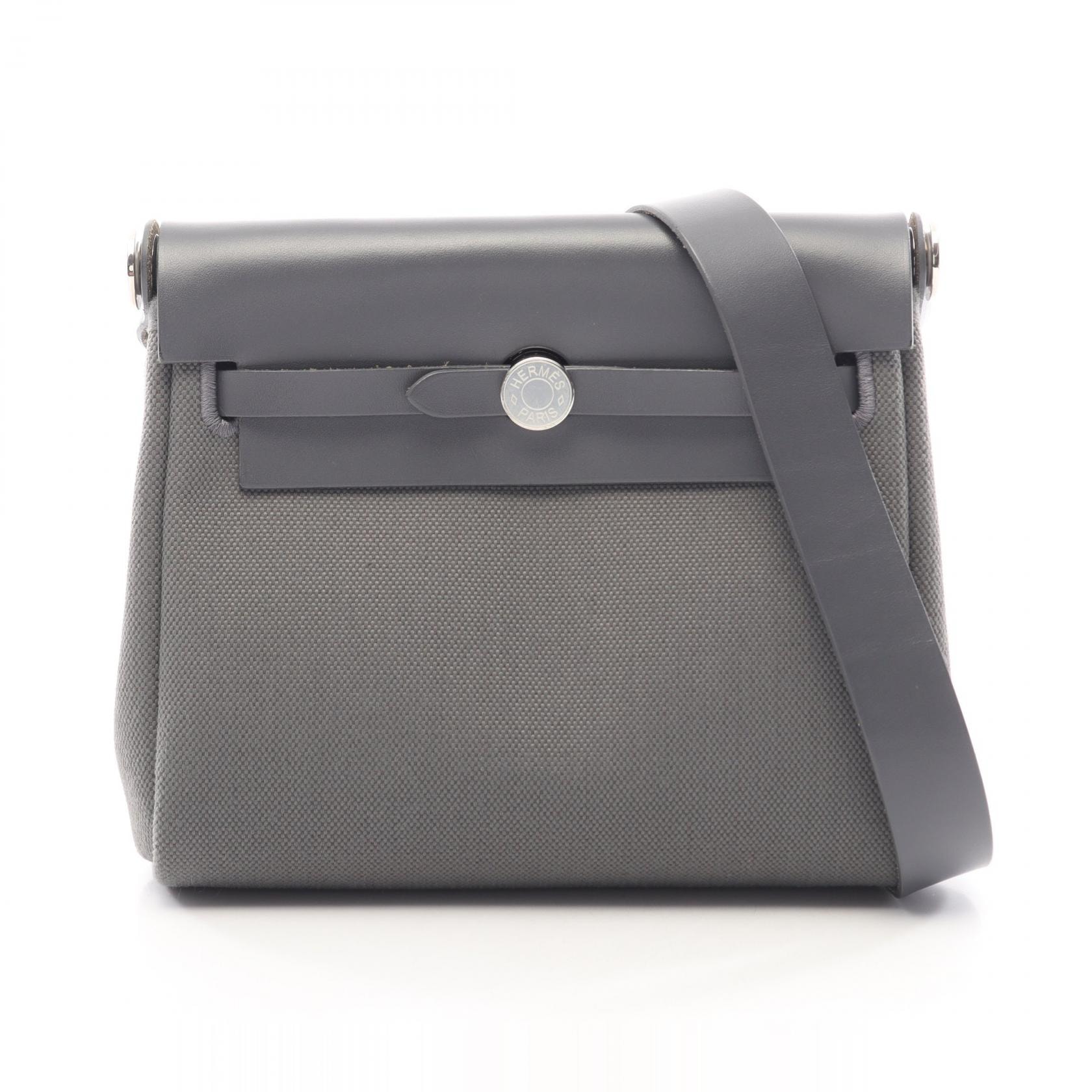 エルメス HERMES エールバッグジップ ミニ アルドワーズ ショルダーバッグ バッグ トワルミリタリー / ヴァッシュハンター トワルミリタリー W刻印(2024年製造) レディース グレー系 【中古】