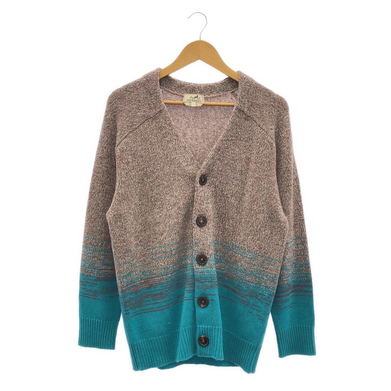 エルメス HERMES カーディガン カーディガン 衣料品 トップス カシミヤ レディース ブルー系 【中古】